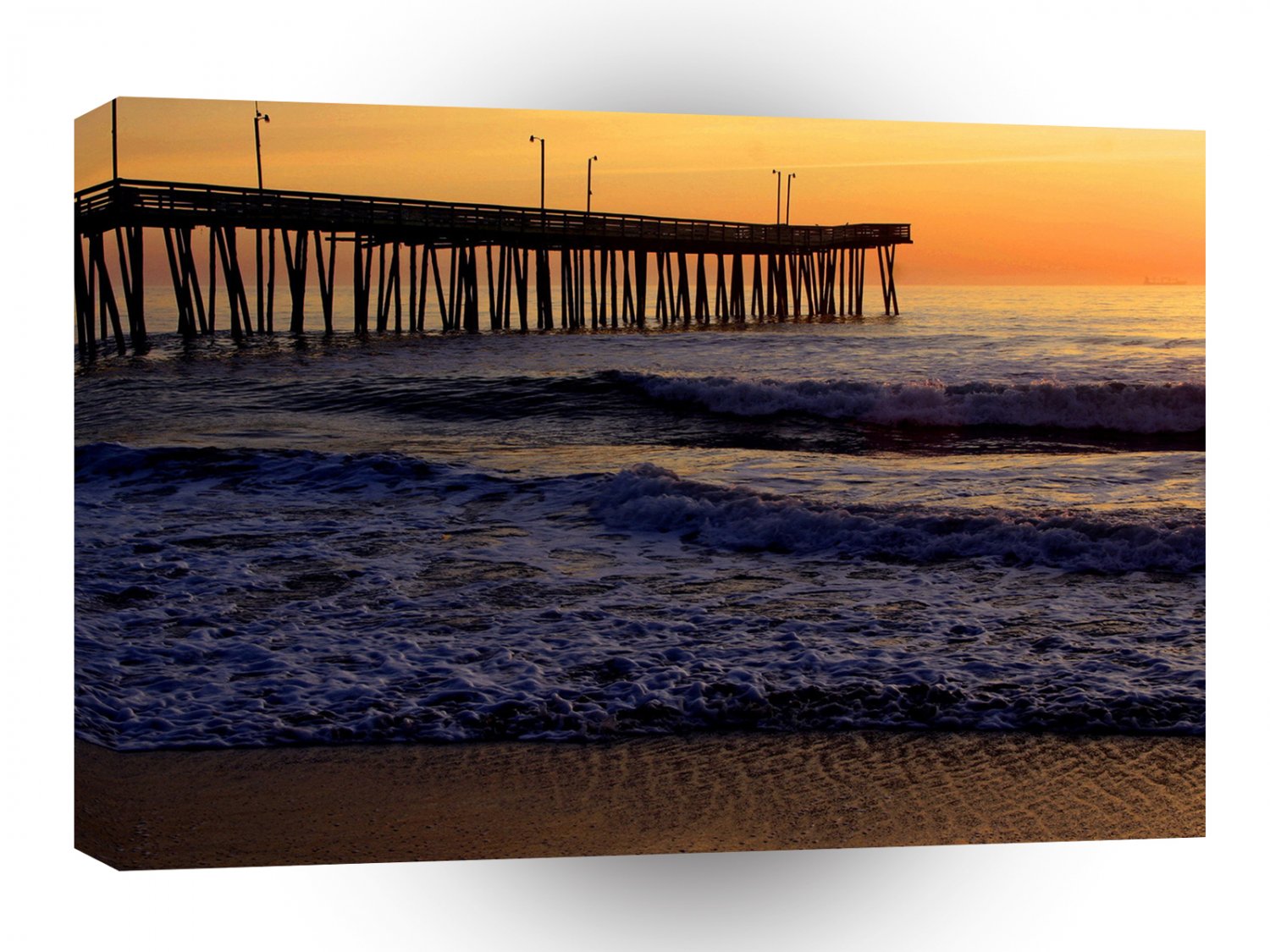 Beach Boardwalk Stretch A1 XLarge Canvas