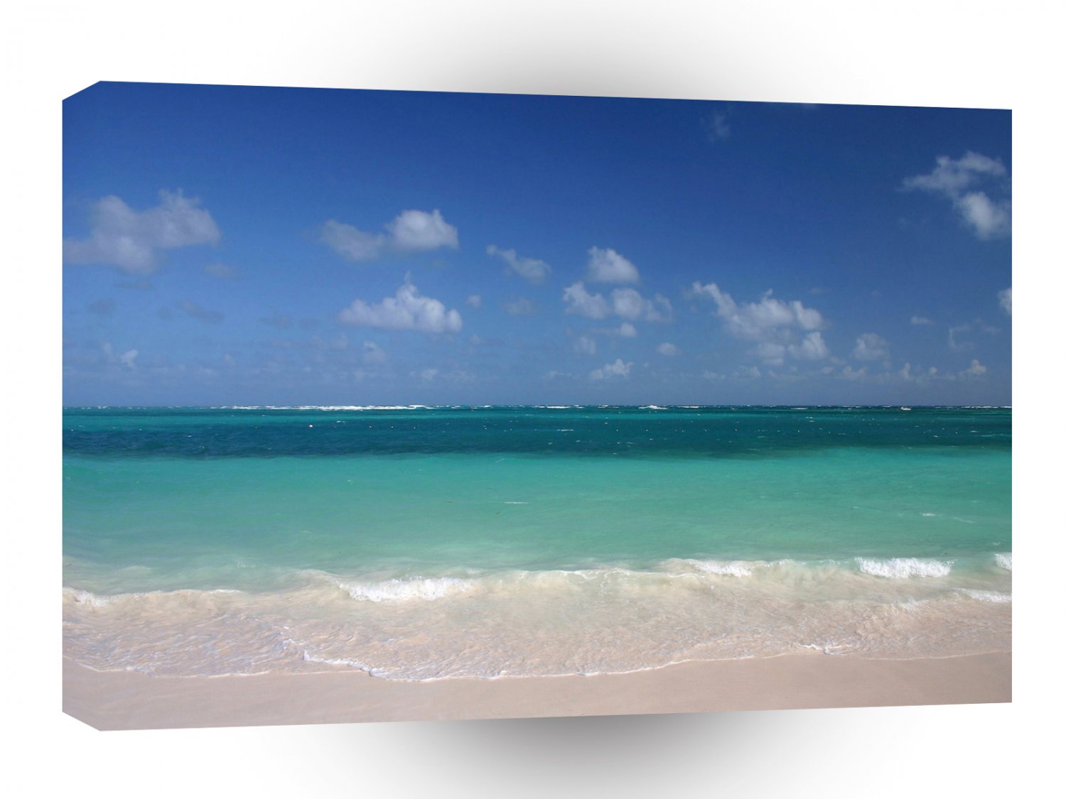 Beach Broken Waves A1 XLarge Canvas