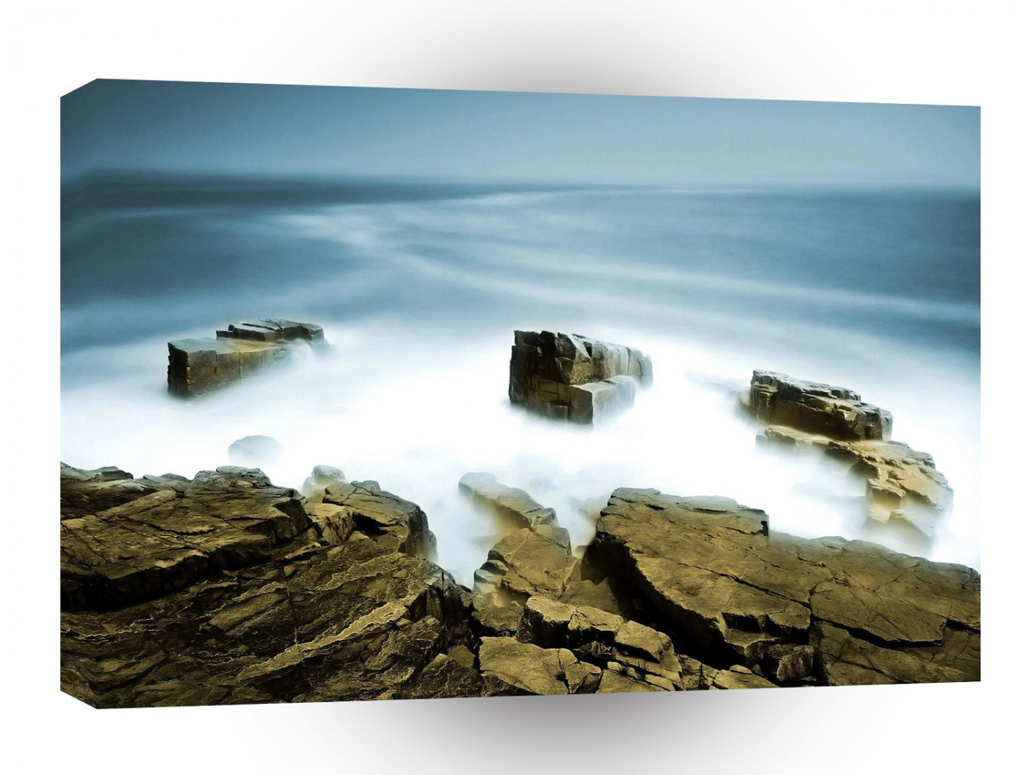 Beach Caribbean Mist A1 XLarge Canvas