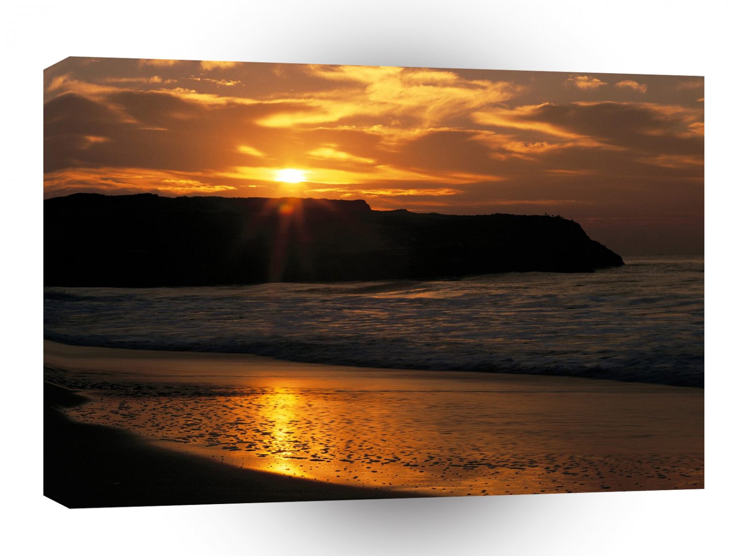 Beach Central Coast Sunrise A1 XLarge Canvas