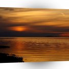 Beach Golden Sunset A1 XLarge Canvas