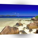 Beach La Digue Isle Seychelles A1 XLarge Canvas
