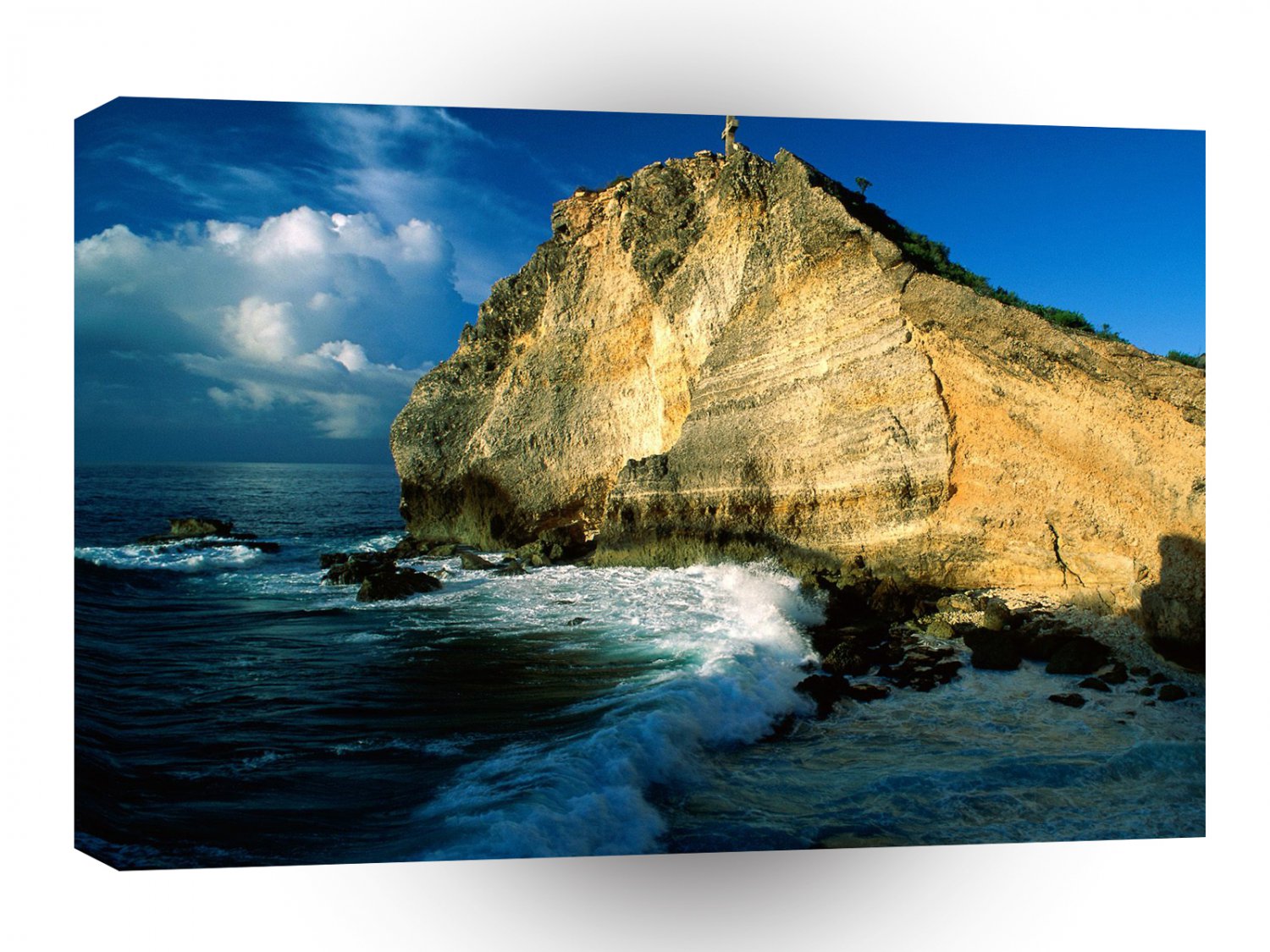 Beach Pointe Des Chateaux Guadeloupe A1 XLarge Canvas