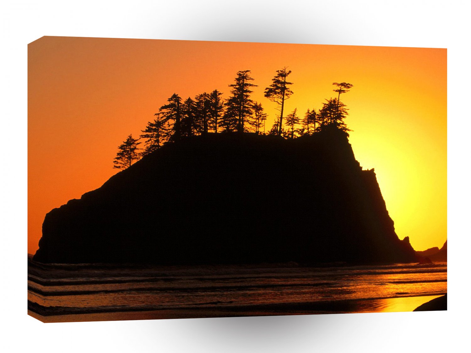 Beach Seastacks Second A1 XLarge Canvas