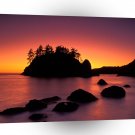 Beach Seastacks Silhouetted Sunset Trinidad A1 XLarge Canvas