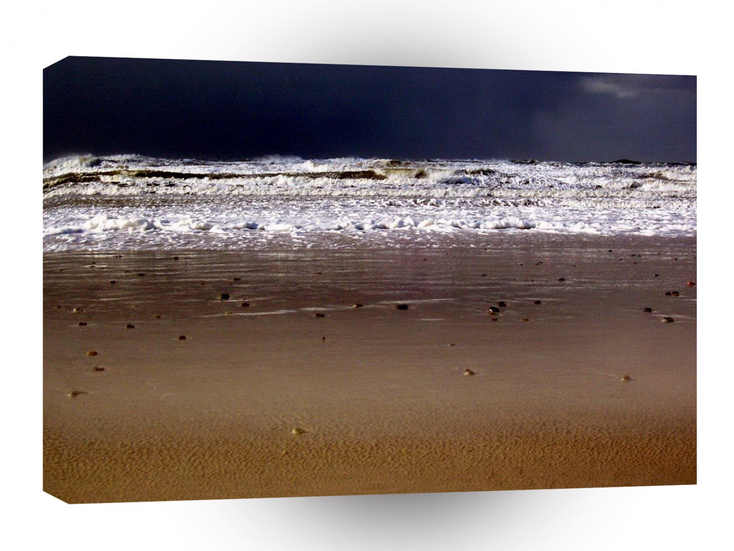 Beach Stormy Awakeing A1 XLarge Canvas