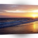 Beach Sun Down A1 XLarge Canvas