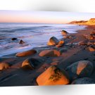 Beach Sunrise Colors Bluffs Beach Gaviota A1 XLarge Canvas