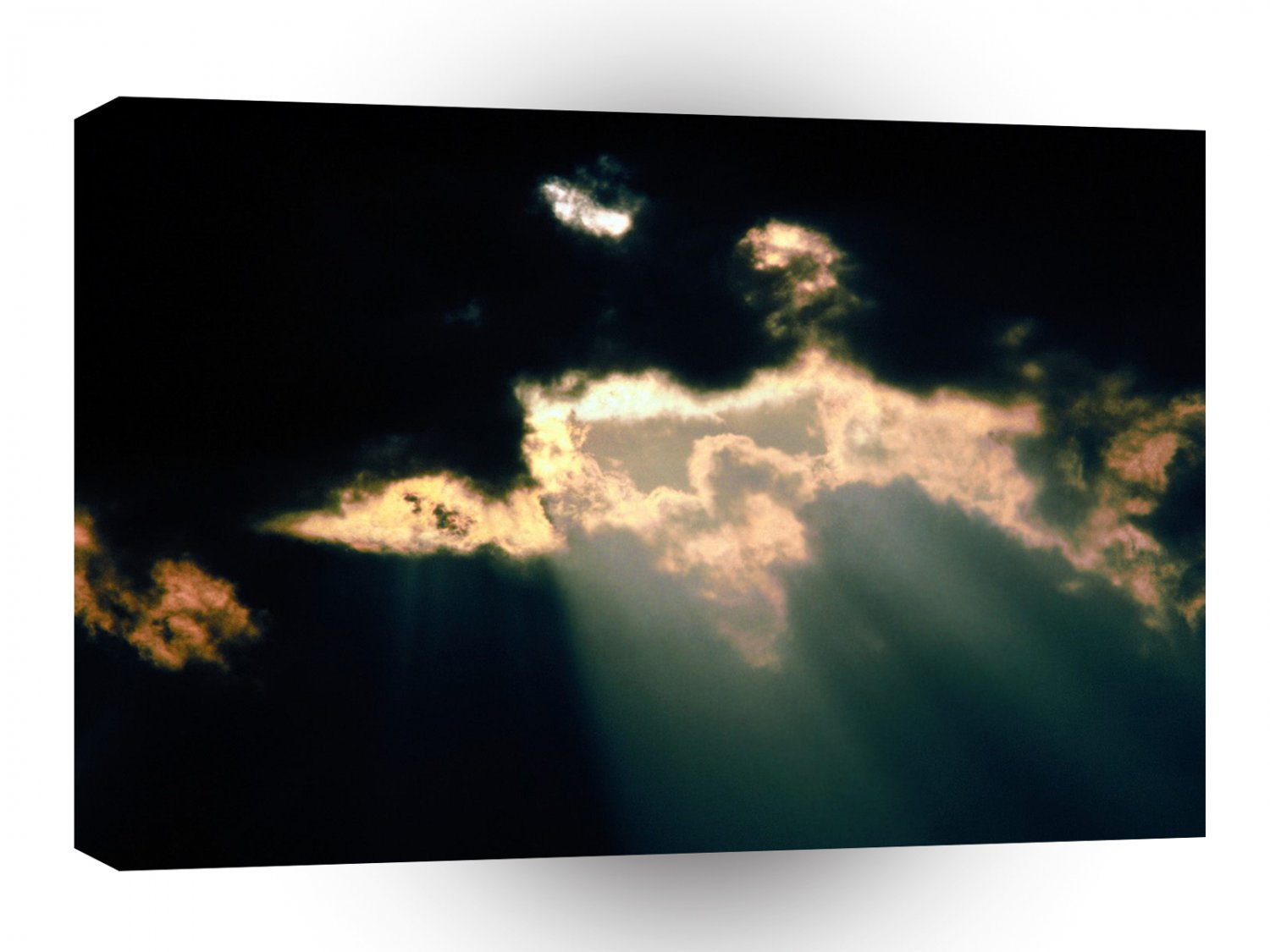 Clouds Break Columbus Indiana A1 XLarge Canvas