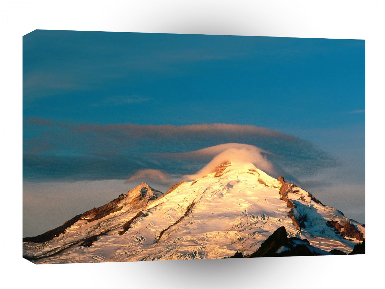 Clouds Orographic Stratiform Mount Baker A1 XLarge Canvas