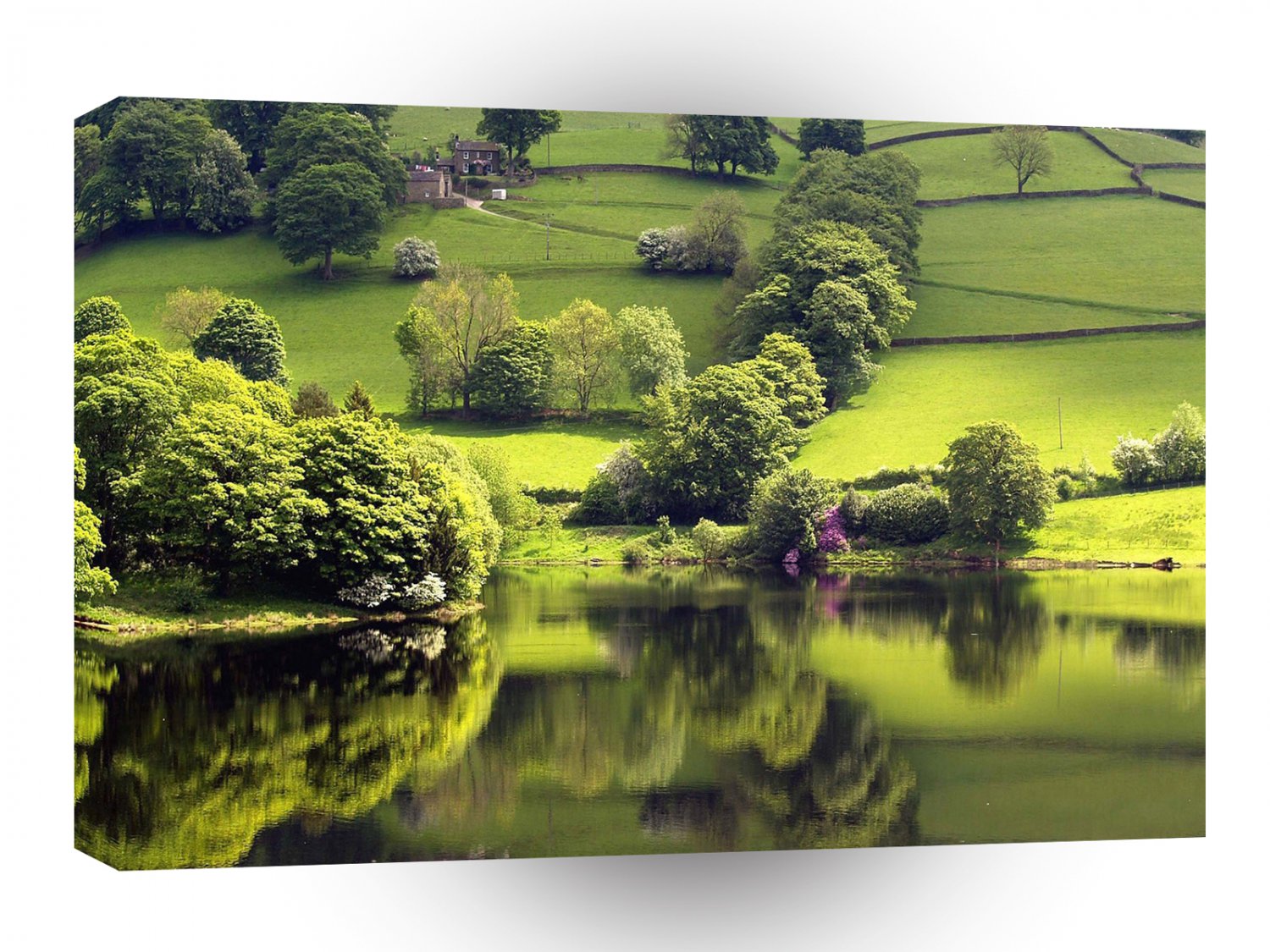 Lake Mirror Beauty Reflection A1 XLarge Canvas