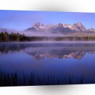 Lake Morning At Little Redfish Idaho A1 XLarge Canvas
