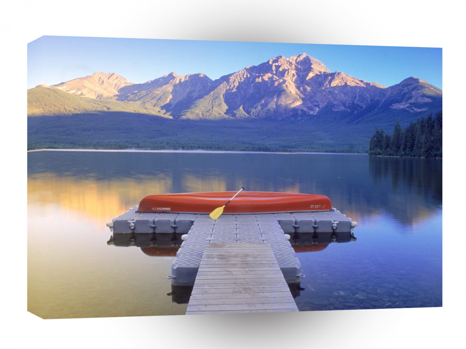 Lake Pyramid Jasper Park Alberta Canada A1 XLarge Canvas