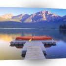 Lake Pyramid Jasper Park Alberta Canada A1 XLarge Canvas