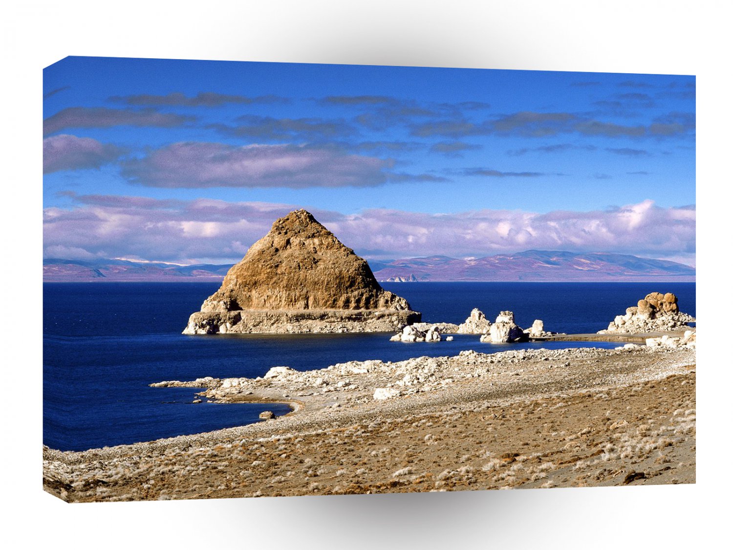 Lake Pyramid Nevada A1 XLarge Canvas