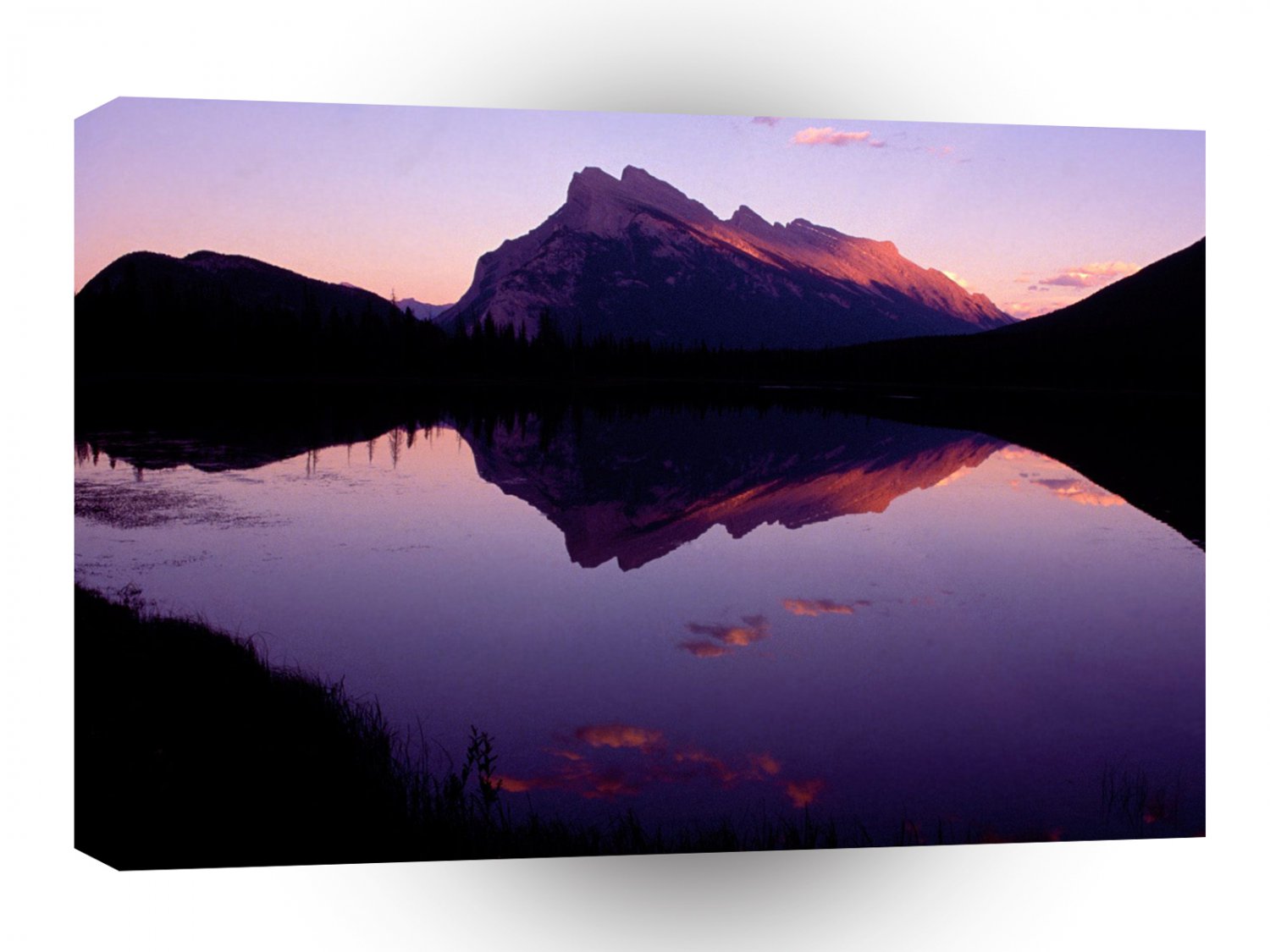 Lake Rundle Park Canadian Rockies A1 XLarge Canvas