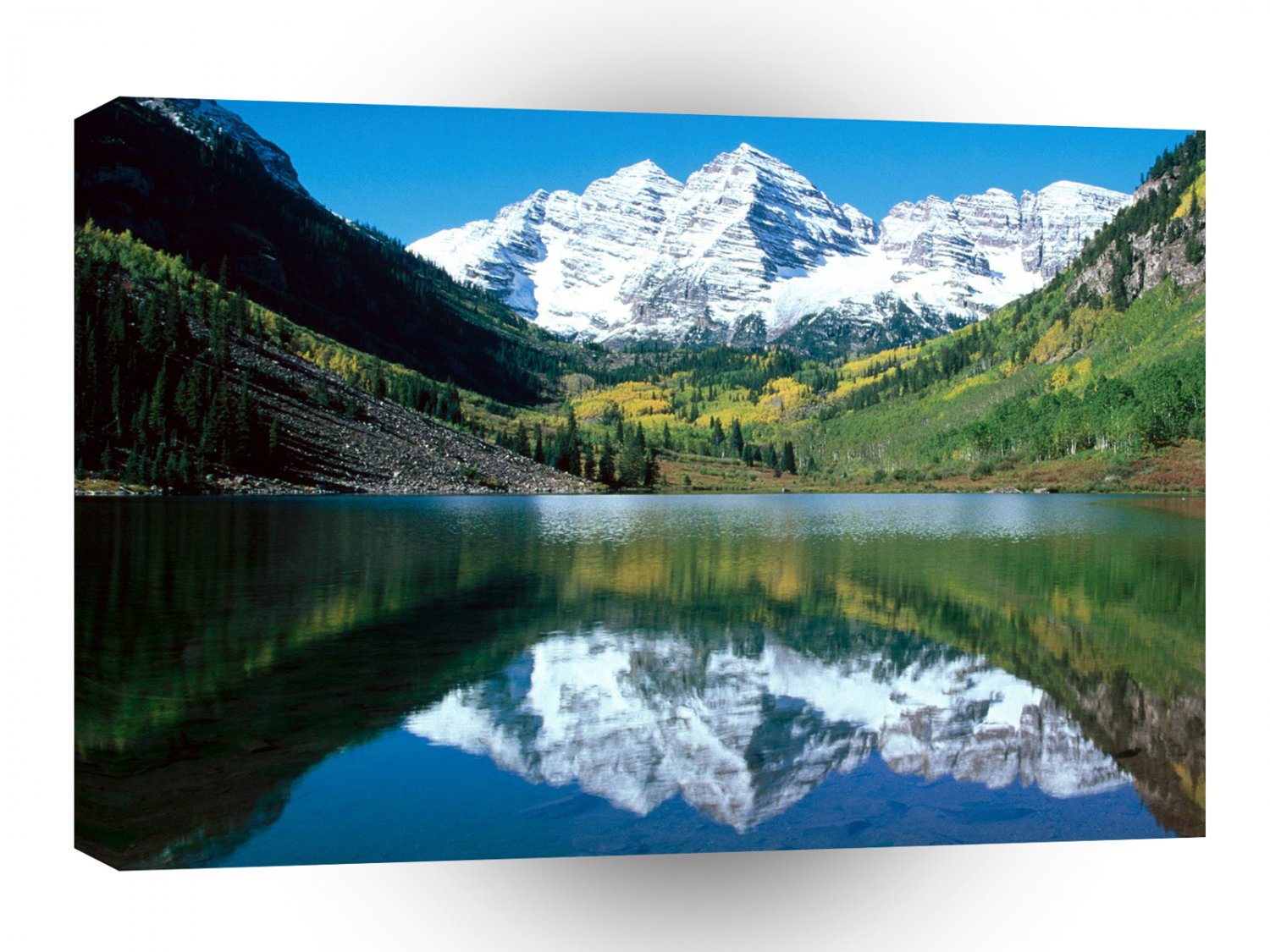 Lake Snow Maroon Bells White River Forest Colorado A1 XLarge Canvas