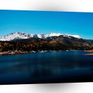 Lake Snowy Tops A1 XLarge Canvas