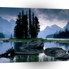 Lake Spirit Island Maligne Jasper Park Alberta A1 XLarge Canvas