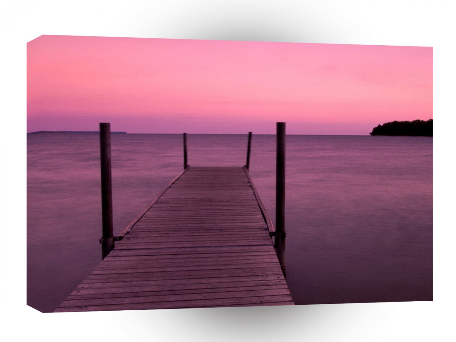 Lake Still Waters Dusk A1 XLarge Canvas