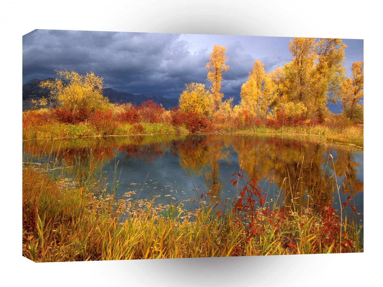 Lake Storm Clouds Peggys Pond Jackson Hole Wyoming A1 XLarge Canvas
