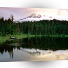 Lake Sunrise At Reflection Rainier A1 XLarge Canvas
