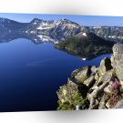 Lake Wizard Island Crater Park Oregon A1 XLarge Canvas