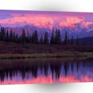 Lake Wonder Alaska At Sunset Denali Park Alaska A1 XLarge Canvas