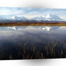 Mountain Autumn Reflection Pond Alaska A1 XLarge Canvas