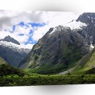 Mountain Busy Clouds New Zealand A1 XLarge Canvas