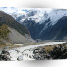Mountain Glacier Runoff Path A1 XLarge Canvas