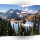 Mountain Hart Lake View A1 XLarge Canvas