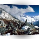 Mountain Khumbu Valley Himalaya Nepal A1 XLarge Canvas