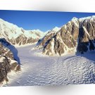 Mountain Merging Glaciers Alaska A1 XLarge Canvas