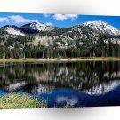 Mountain Mirror Lake Summer A1 XLarge Canvas