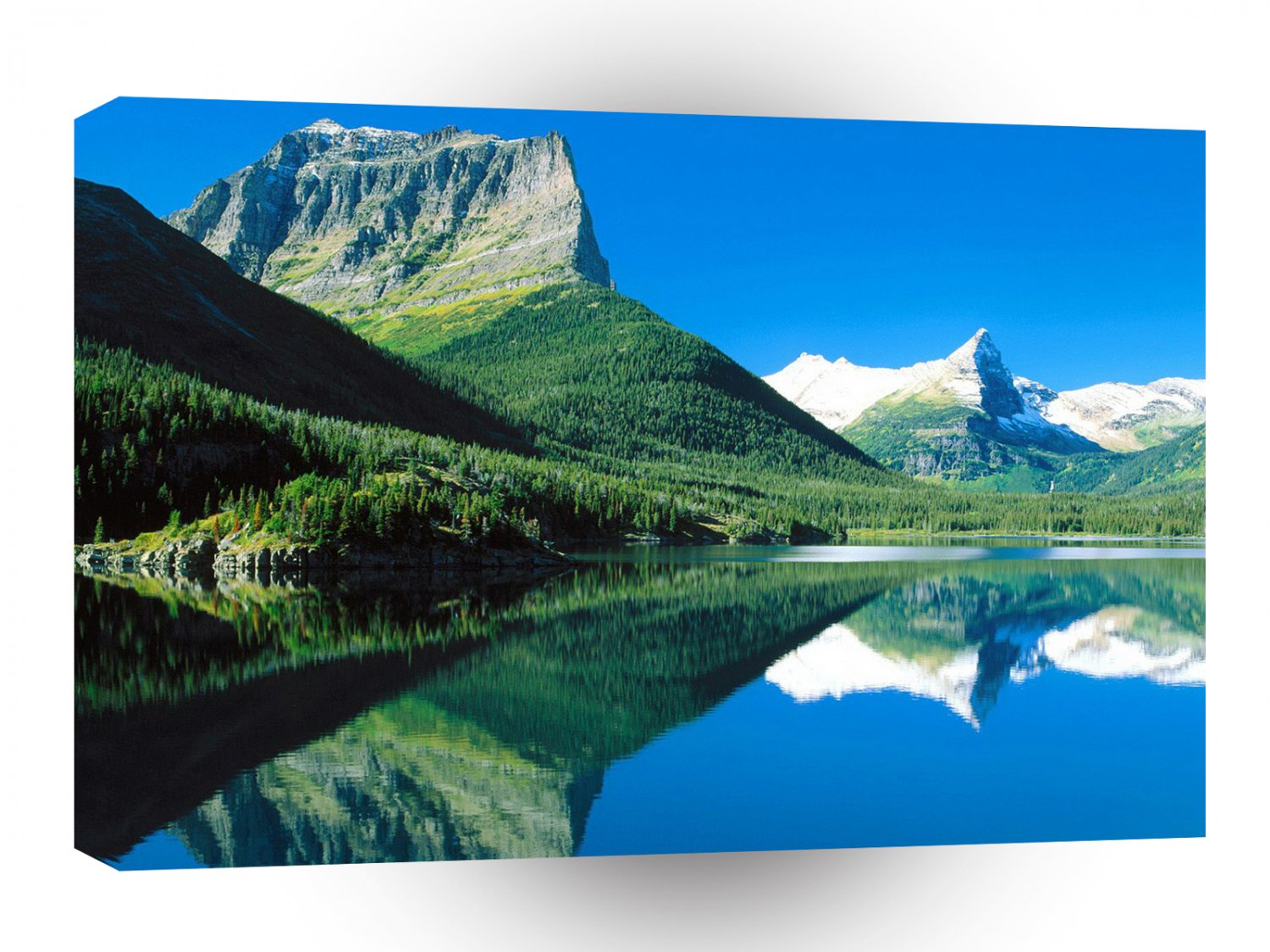 Mountain Mirrored St Mary Lake Glacier Natio A1 XLarge Canvas