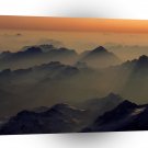 Mountain Misty Peaks Alps Austria A1 XLarge Canvas