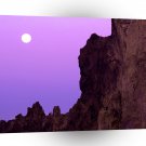 Mountain Moonset Over Smith Rock County Oregon A1 XLarge Canvas