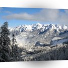 Mountain Snow Cream On Top A1 XLarge Canvas