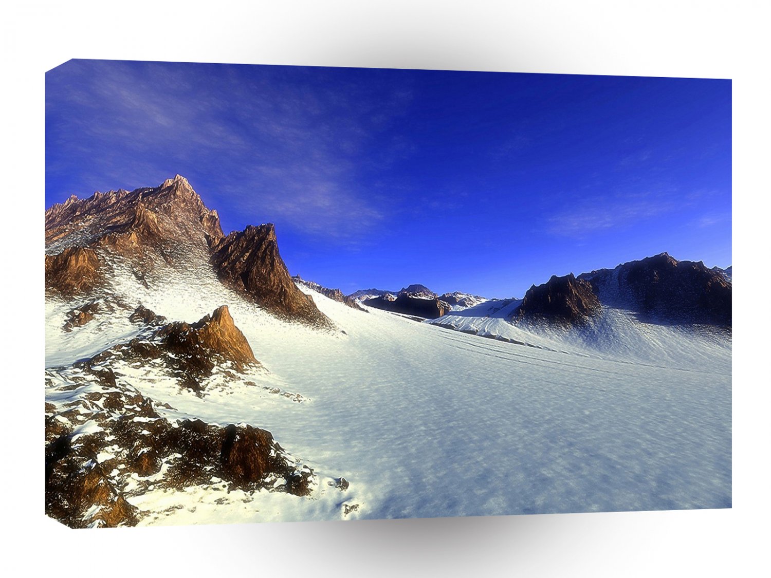 Mountain Snow Peak Untouched A1 XLarge Canvas