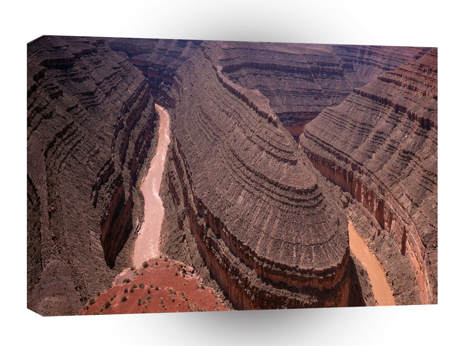 Nature Canyon River Wind A1 XLarge Canvas