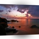 Nature Coast Maroon Water A1 XLarge Canvas