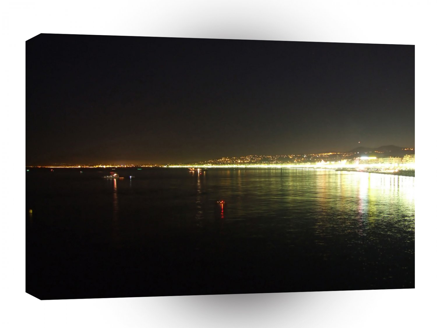 Nature Coast Neon Darkness A1 XLarge Canvas