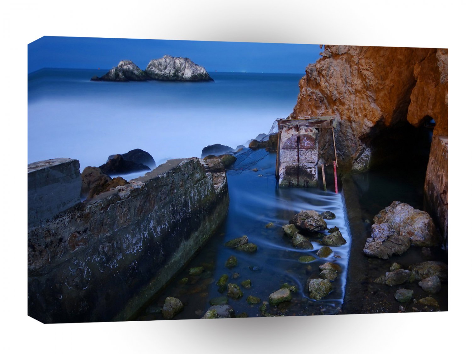 Nature Coast Secret Pool A1 XLarge Canvas