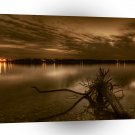 Nature Dusk Dark Mirrored Silk A1 XLarge Canvas