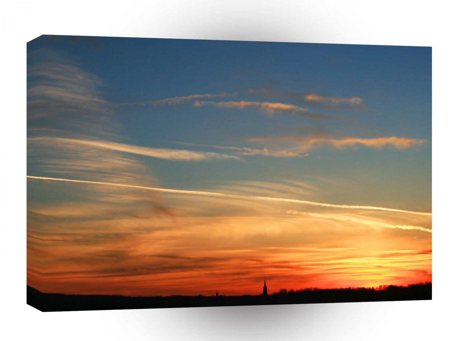 Nature Dusk Hot And Cold A1 XLarge Canvas