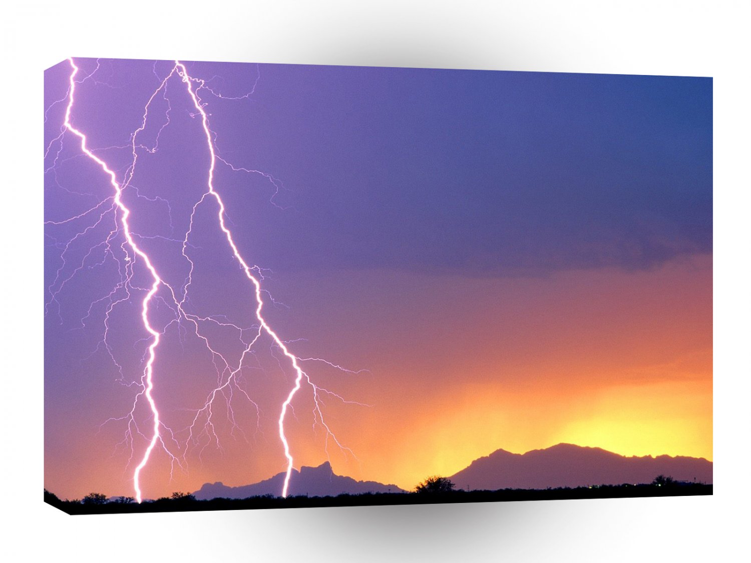 Nature Forces And They Danced Picacho Peak A1 XLarge Canvas