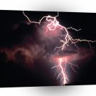Nature Forces Electric Evening Lightning A1 XLarge Canvas
