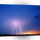 Nature Forces Electric Evening Picacho Peak A1 XLarge Canvas