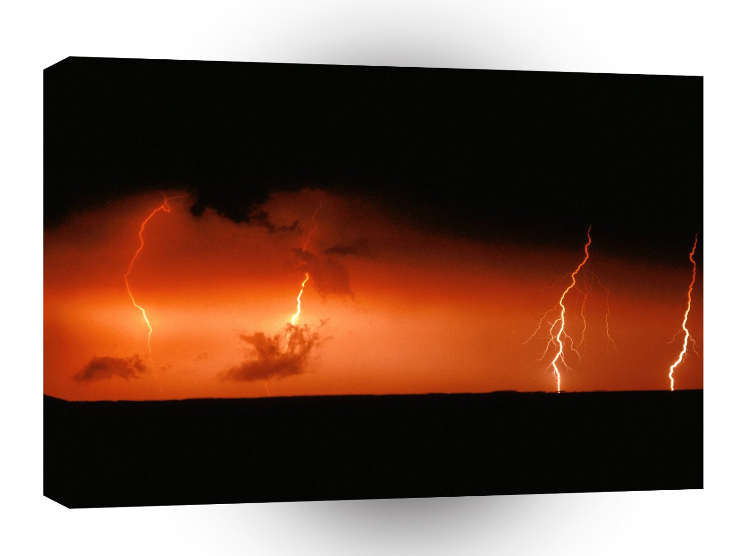 Nature Forces Lightning Bolts Chesapeake Bay Maryland A1 XLarge Canvas